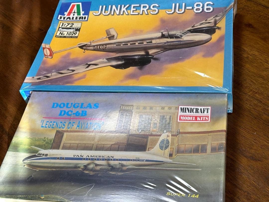 外国製飛行機プラモデルセット