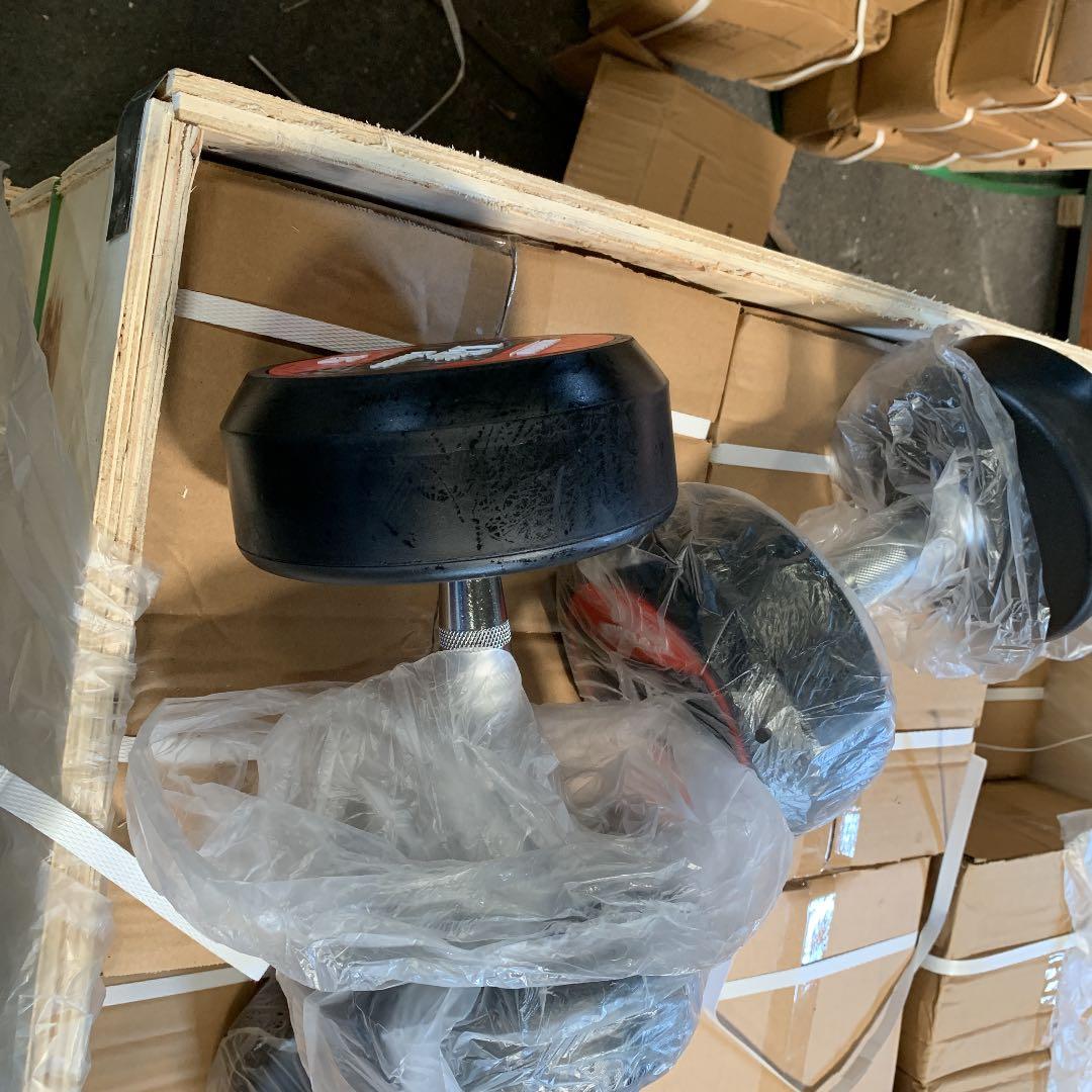 業務用ラバーダンベル 2.5kg から30kg 12セット