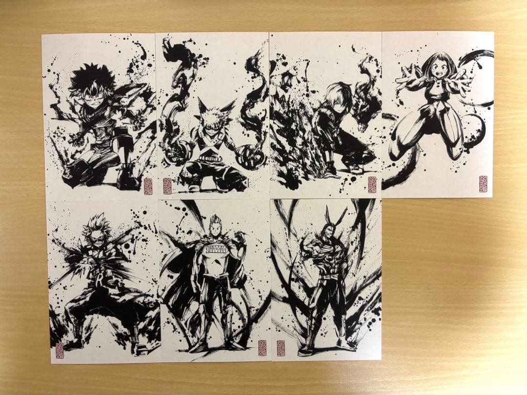 僕のヒーローアカデミア ポストカード 購入特典 イラストカード