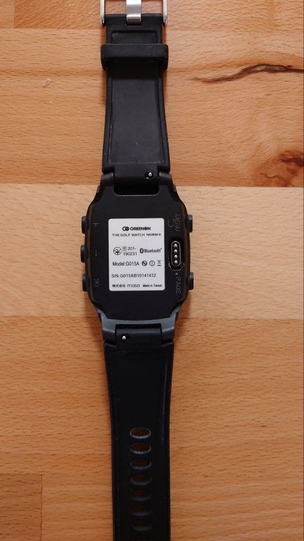 THE GOLF WATCH NORM II 黒