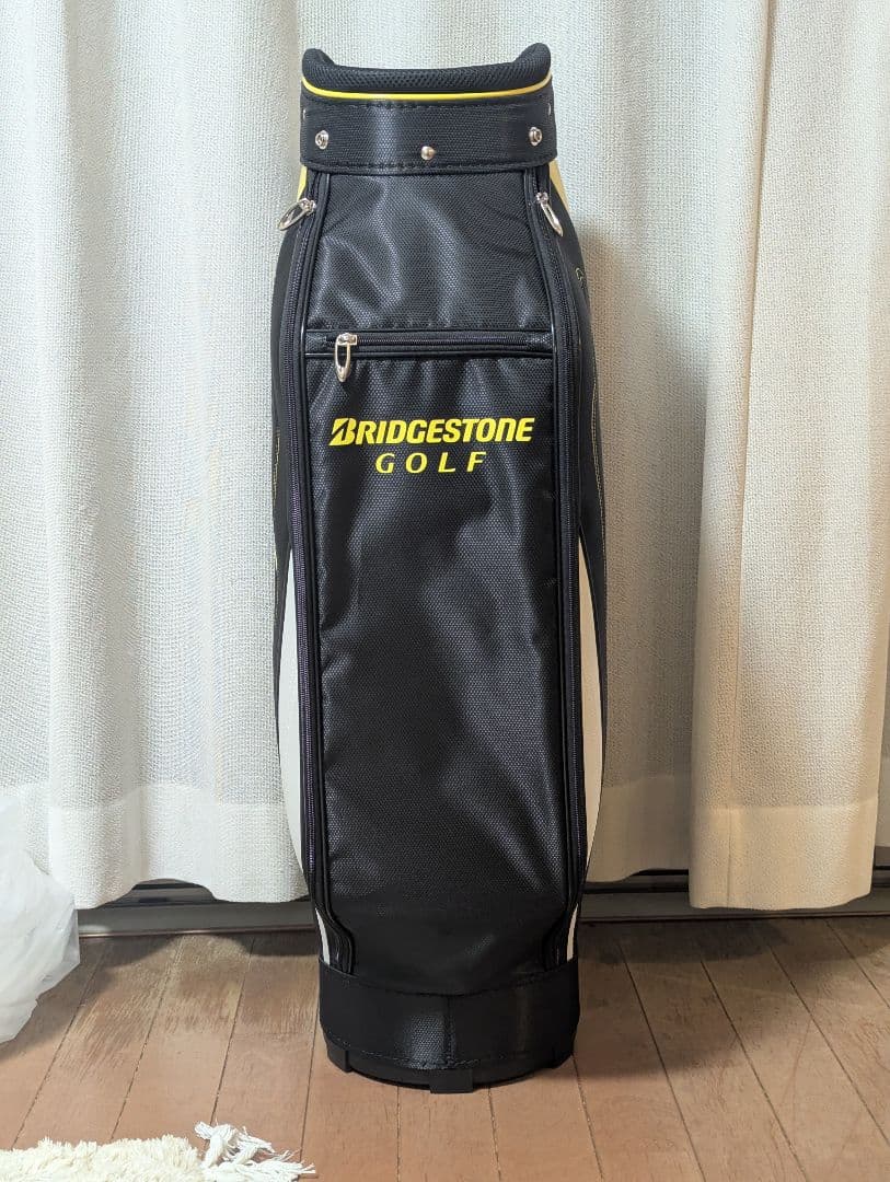 新品未使用BRIDGESTONE キャディバッグ ブラック/イエロー