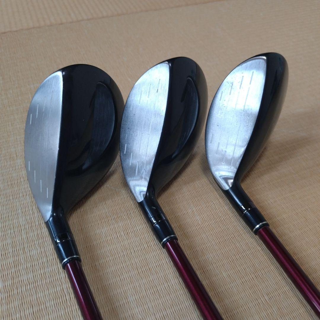 PRGR RS RED ユ−ティリティクラブ３本セット　2019年