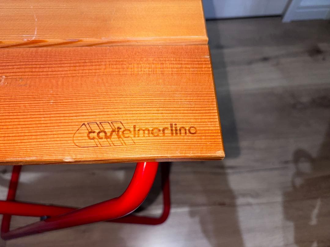 Castelmerlino カステルメルリーノ　フォールディングウッドスツール