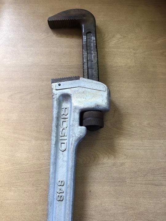 ミホ様♪ RIDGID(リジッド) パイプレンチ 848 アルミ 1200㎜