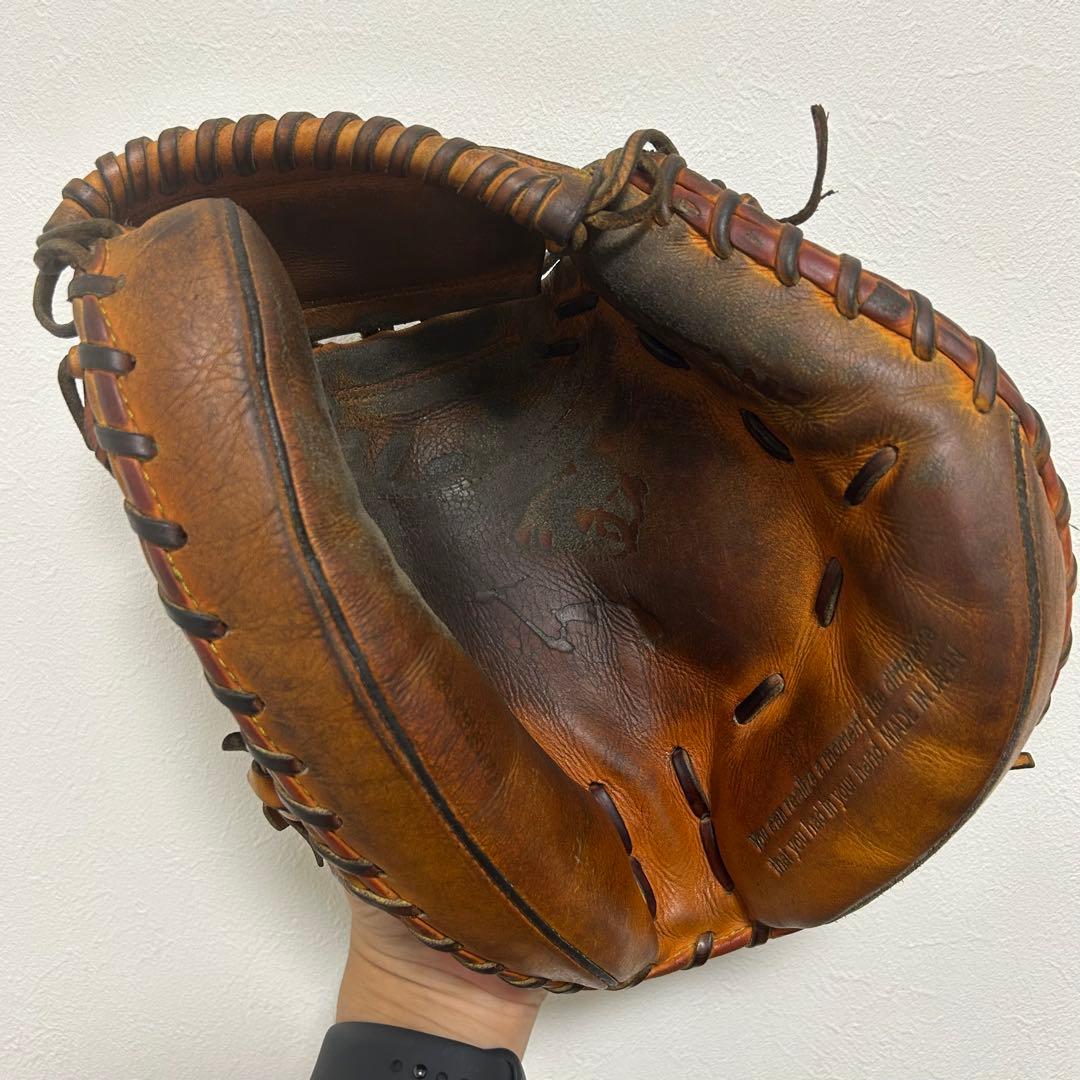 硬式 キャッチャーミット 浅め　HATAKEYAMA 捕手用グローブ 野球