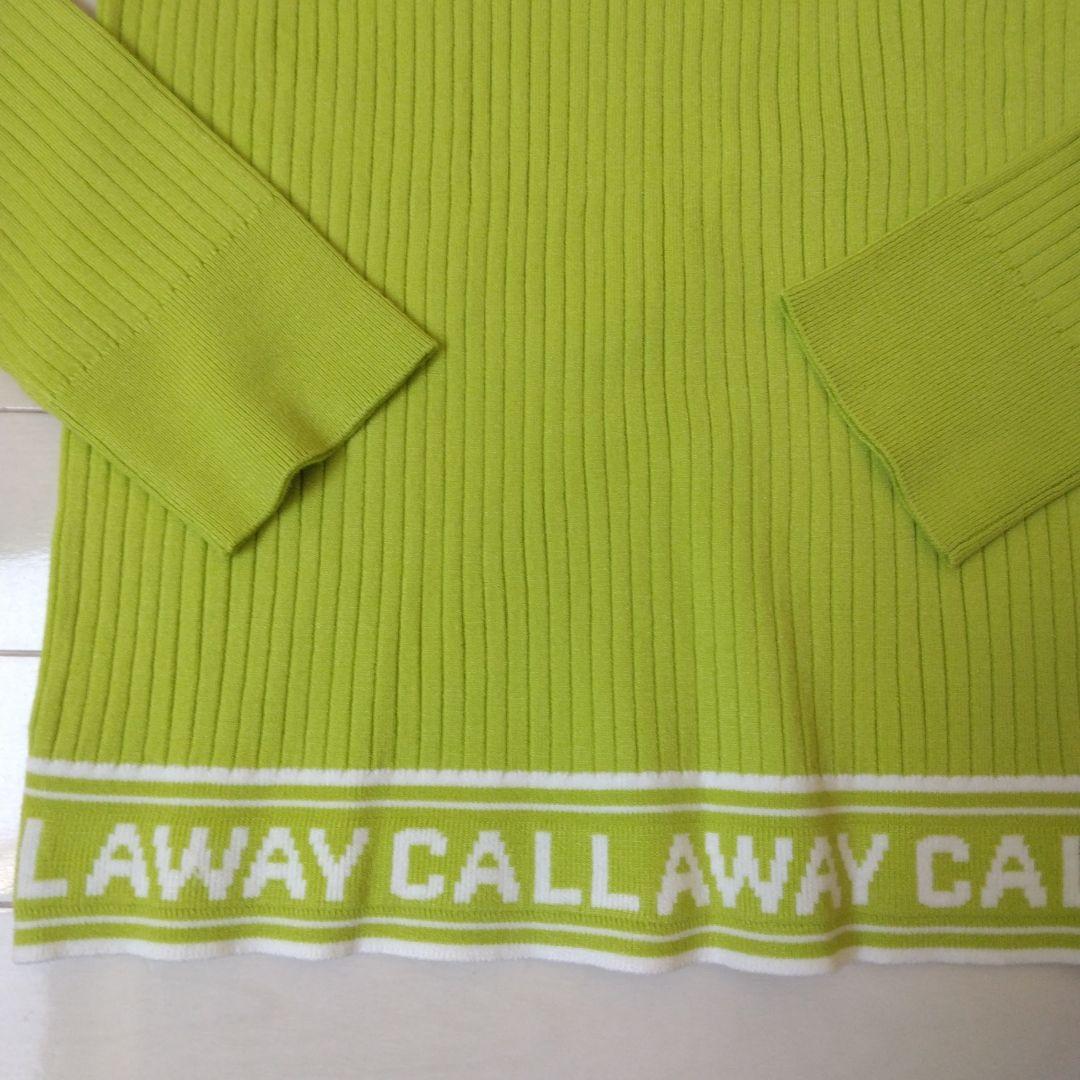 Callaway ライムグリーン セーター