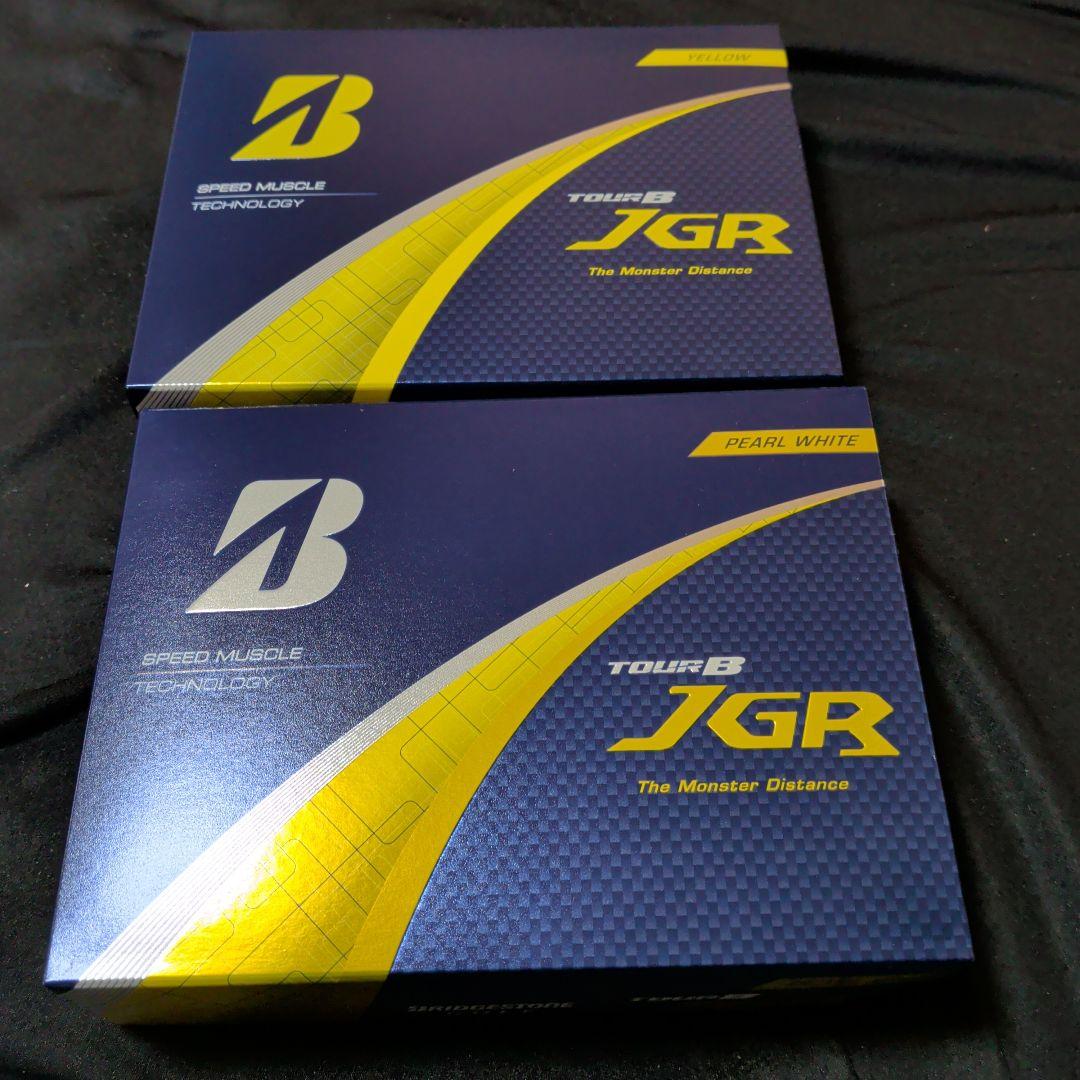 ブリヂストン TOUR B JGR パールホワイト、イエロー各１ダース未使用品