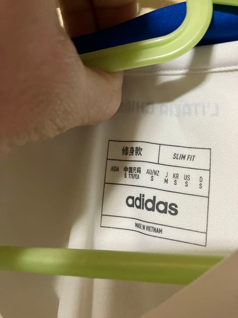 adidas イタリア代表 レプリカユニフォーム アウェイ 未使用品　Mサイズ