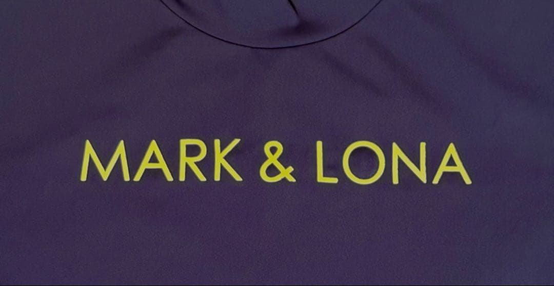 【美品】MARK&LONA　レディース　モックネック　ネイビー　サイズ　36