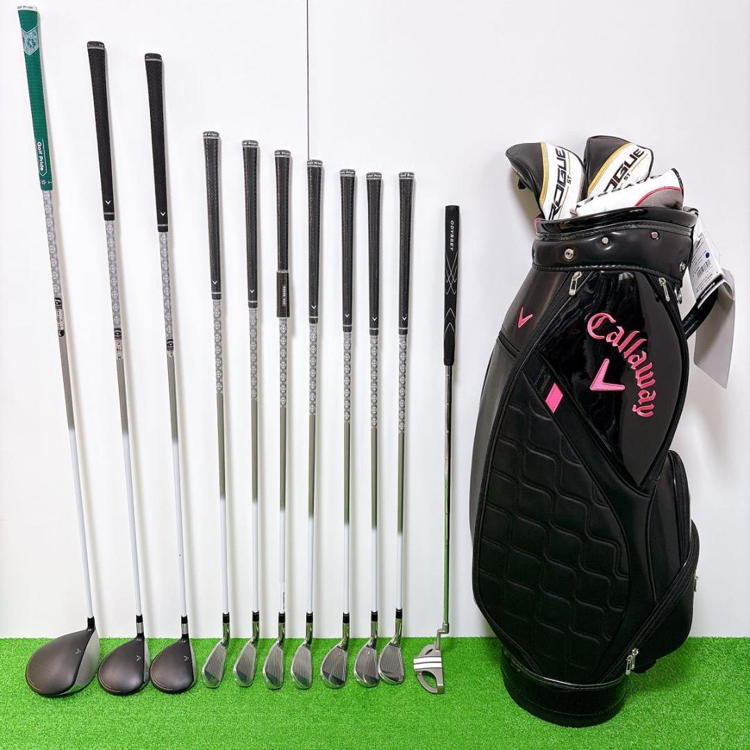 キャロウェイ ROGUE ST レディース　ゴルフ 11本セット L 初心者