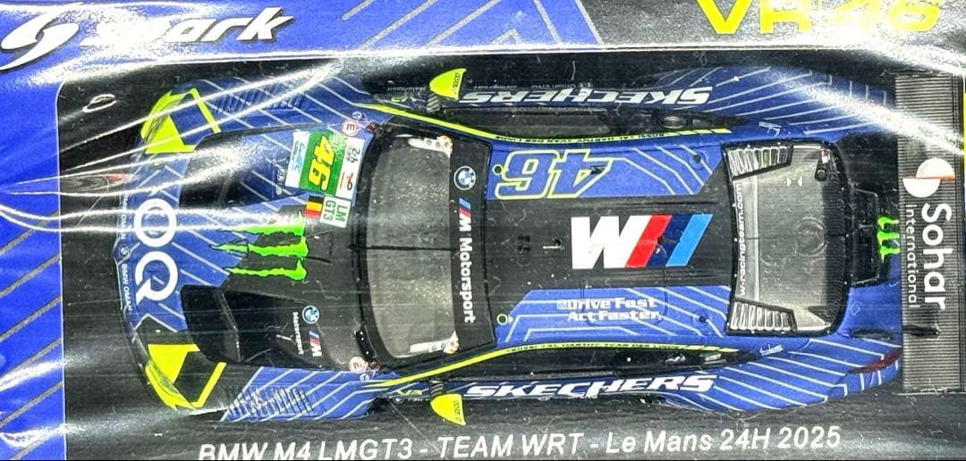 ミニカー 1/43  M4 LMGTE3 VR46 Le Mans 2025