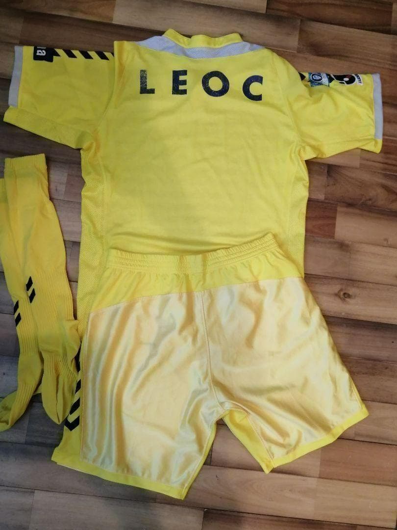 【激レア】横浜FCキーパーGKサッカーウェア上下フルセット菅野 LL-O