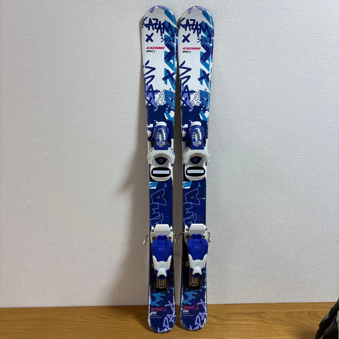 ジュニアスキーセットKAZAMA 86cm head 17-17.5cm