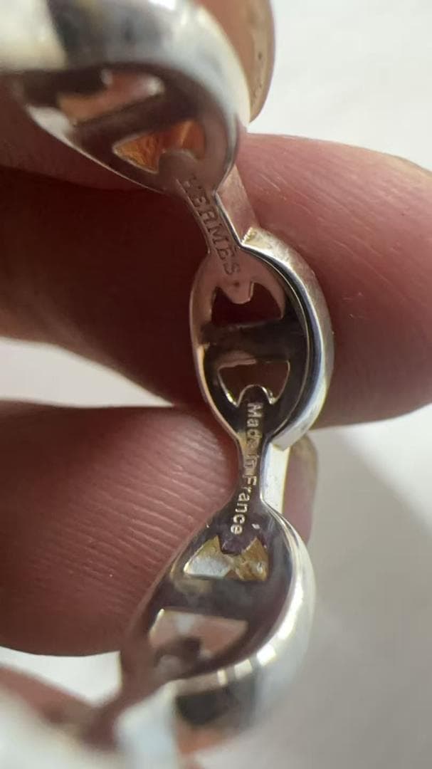【極美品】エルメス シェーヌダンクル アンシェネ リング 52号 正規品