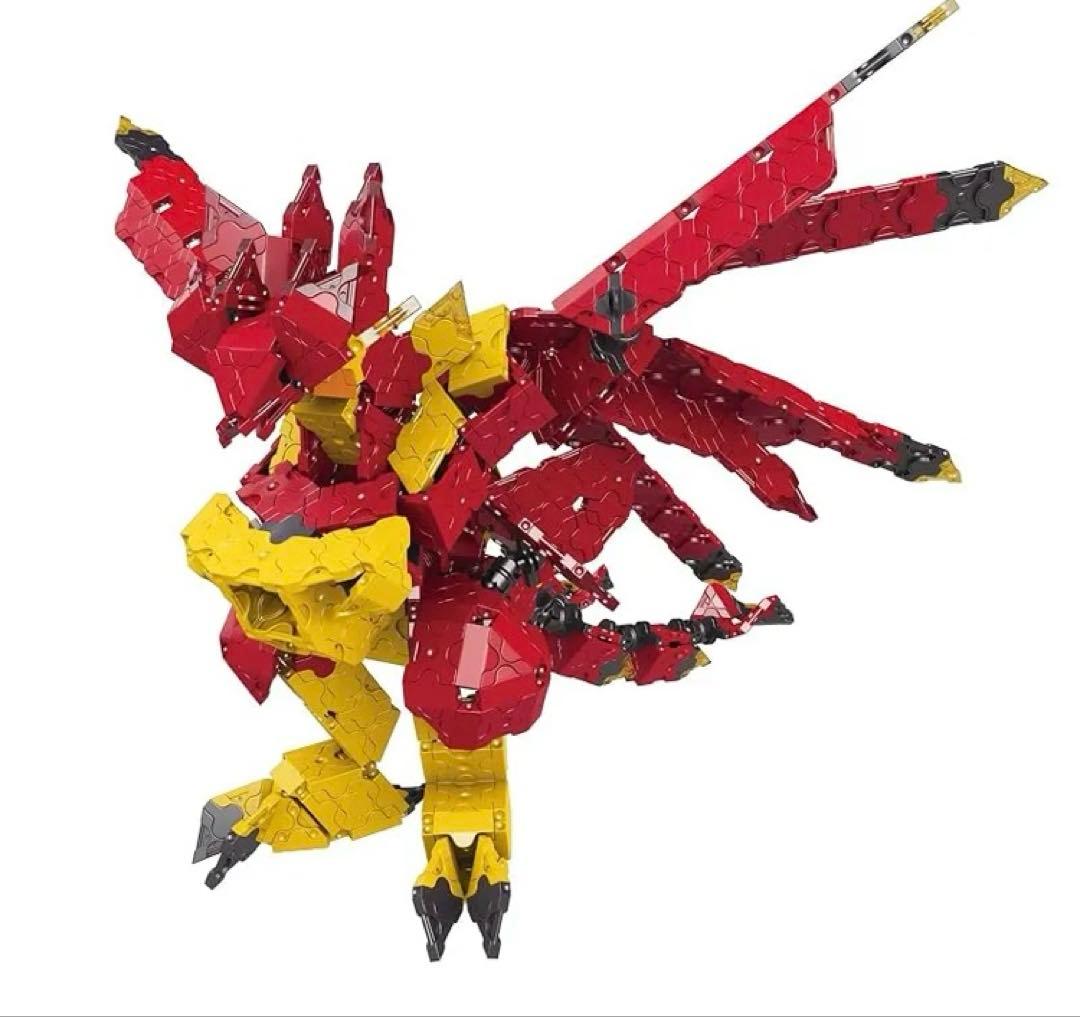 LaQ ラキュー マスター 朱雀 RED PHOENIX 知育 ブロック 玩具