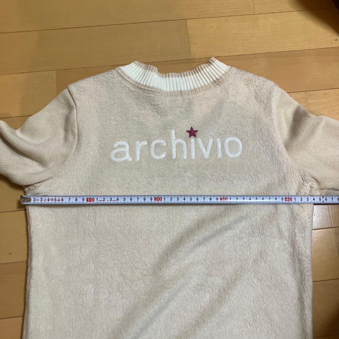 archivio Vネックセーター アイボリー