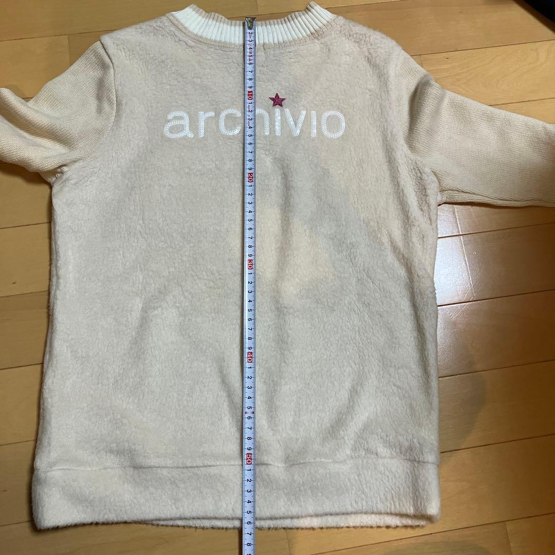archivio Vネックセーター アイボリー