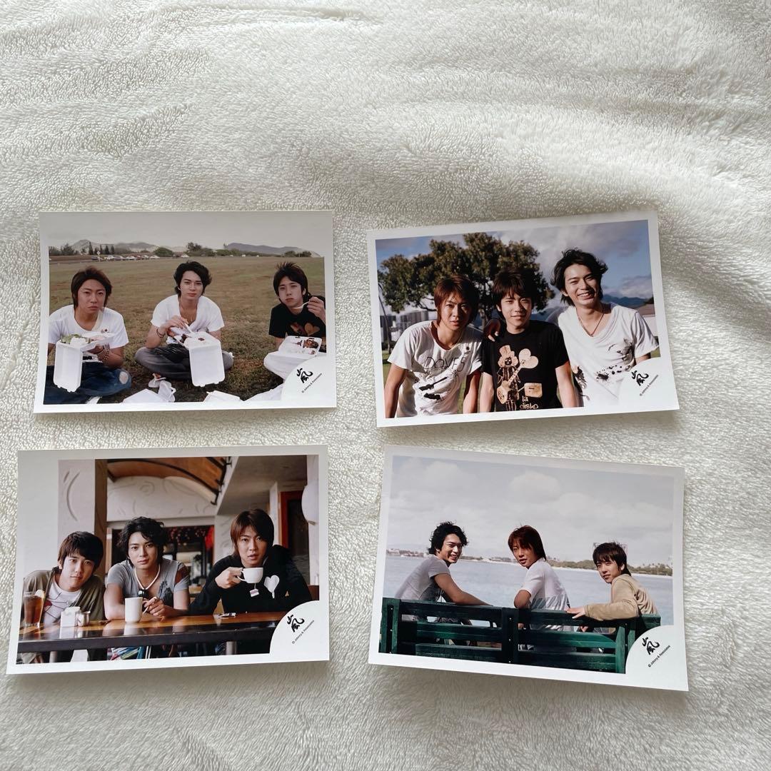 嵐 公式写真 ハワイ 旧嵐ロゴ 松本潤 二宮和也 相葉雅紀