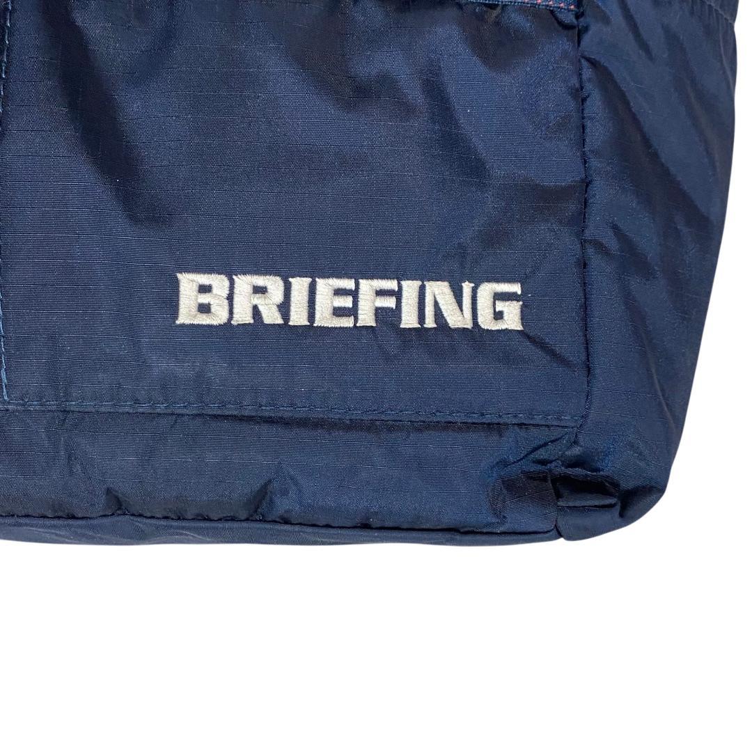 BRIEFING GОLF ブリーフィング ゴルフ カートバッグ ネイビー 刺繍