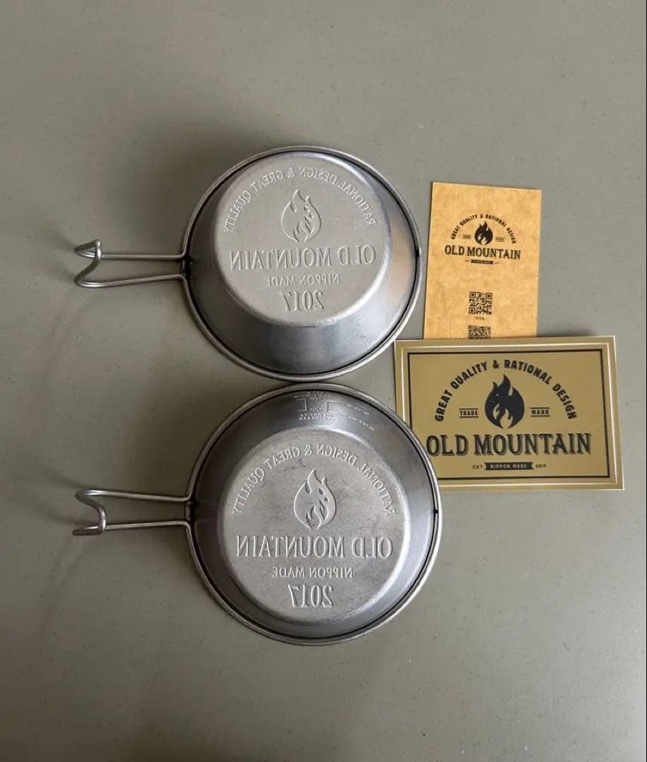 未使用品　old mountain オールドシェラ2個SET&ステッカー付