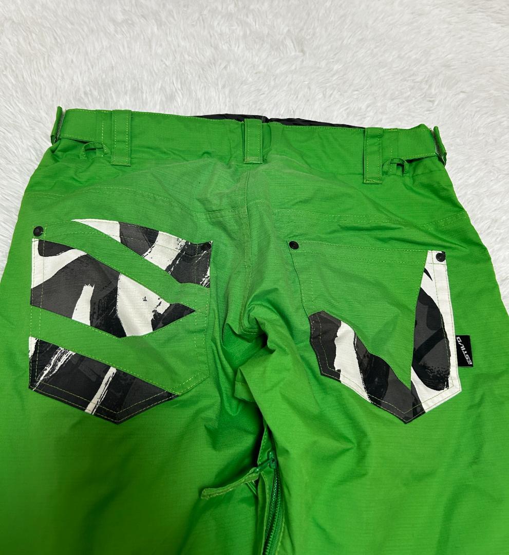 エスティボ スノーボード パンツ L 紺 中綿 スノボウェア メンズ