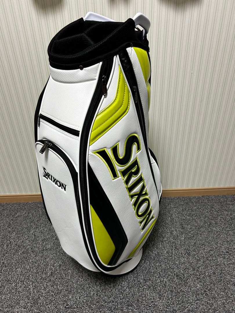 Srixon キャディバッグ ホワイト/イエロー