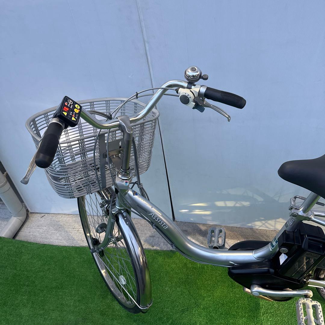 ブリヂストン電動アシスト自転車24インチ シルバー