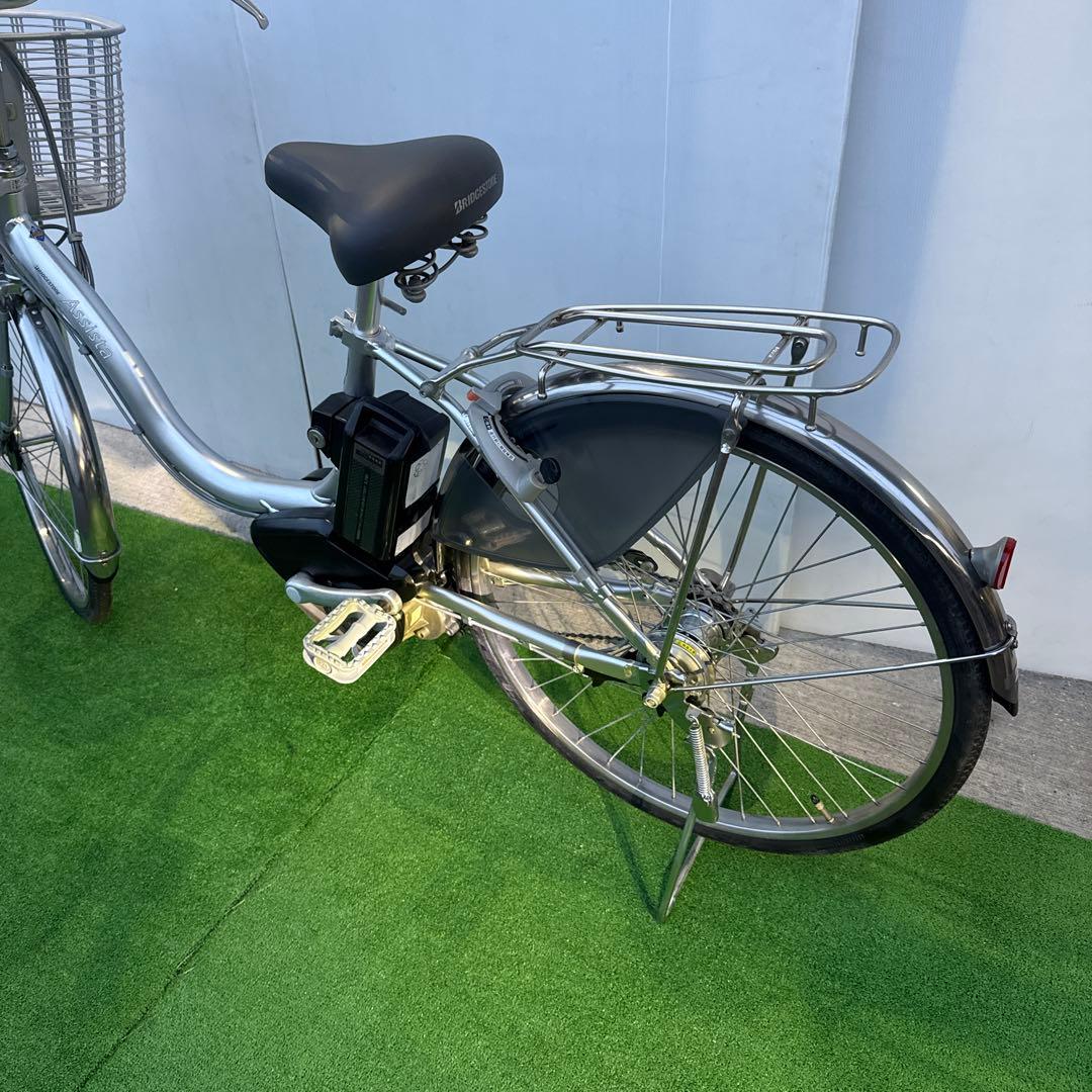 ブリヂストン電動アシスト自転車24インチ シルバー