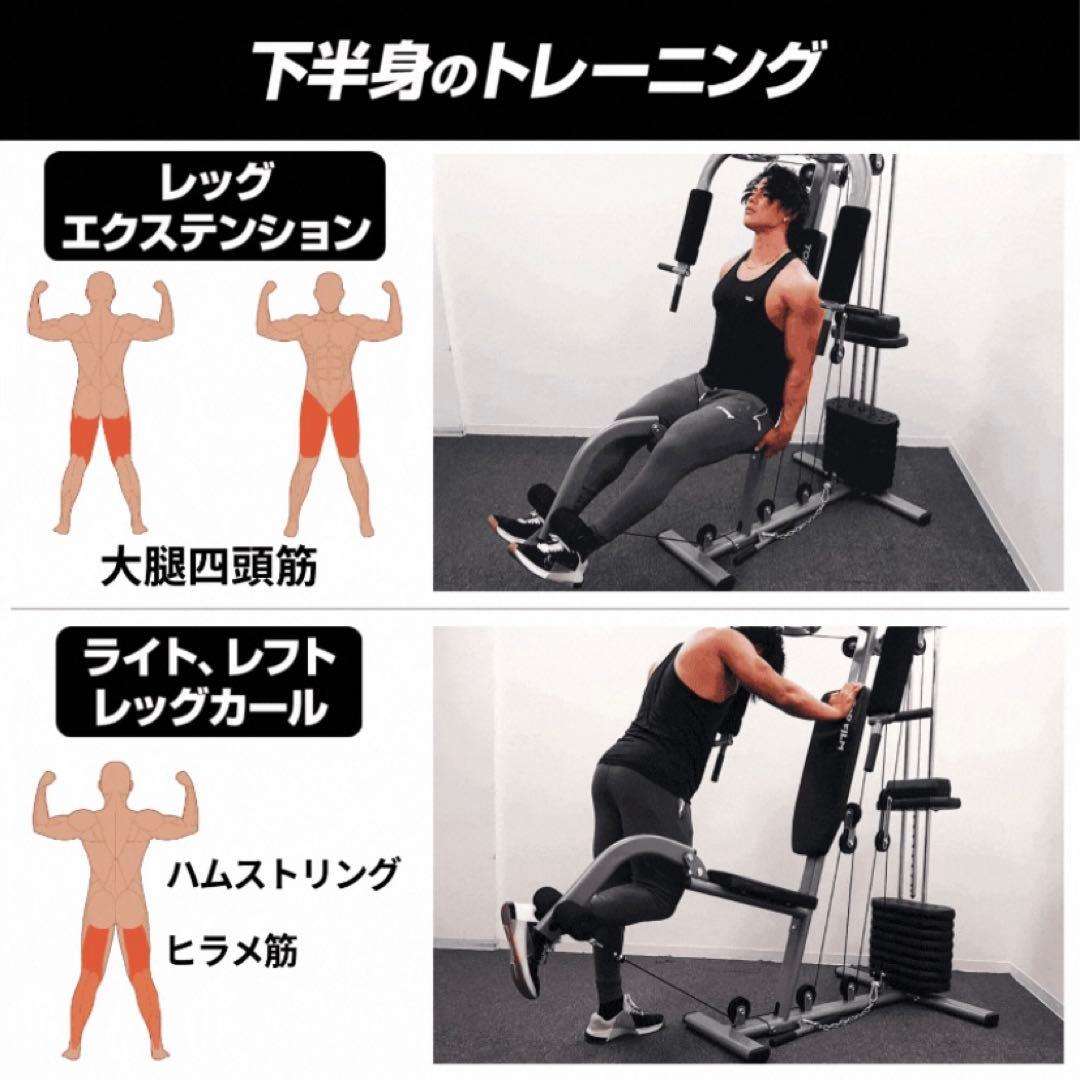 【新品】ホームジム マルチジム ウエイトトレーニング ラットプル TOPFILM