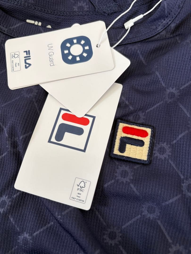 【新品タグ付き】FILA フィラテニスワンピース Sサイズ 吸水速乾 UVカット