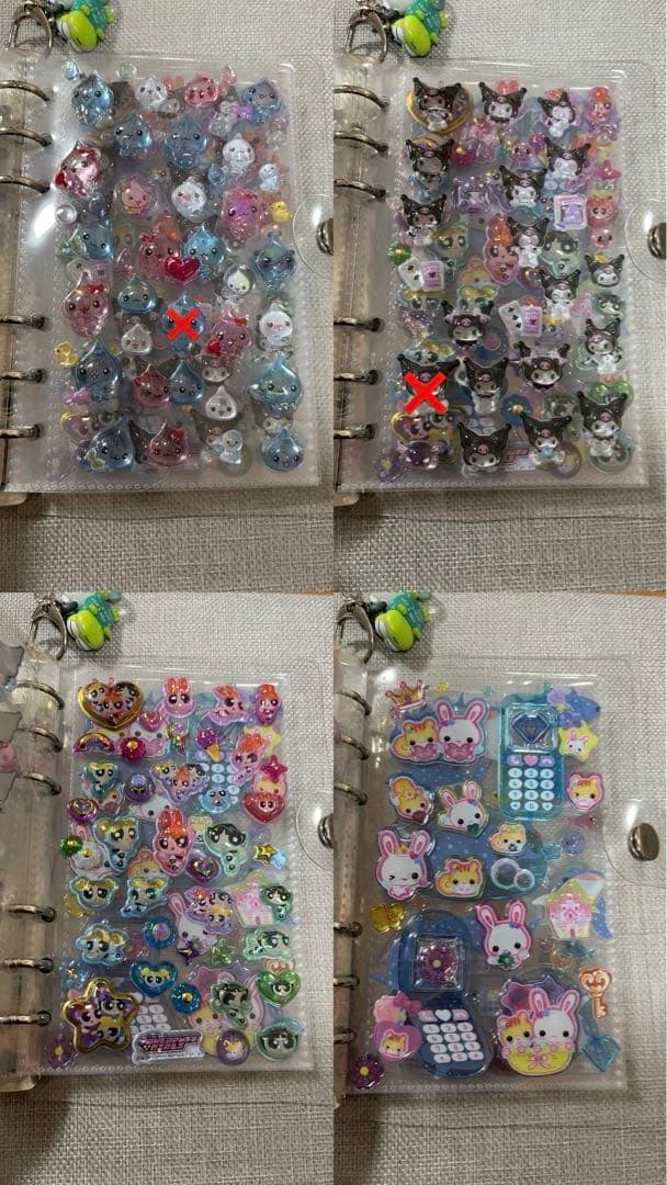 シール帳　完成品　2冊