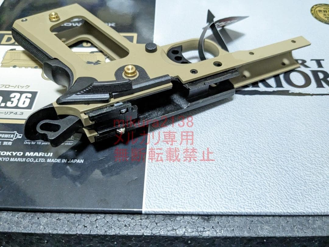 新品　東京マルイ 純正 デザート ウォーリア 4.3 フレーム
