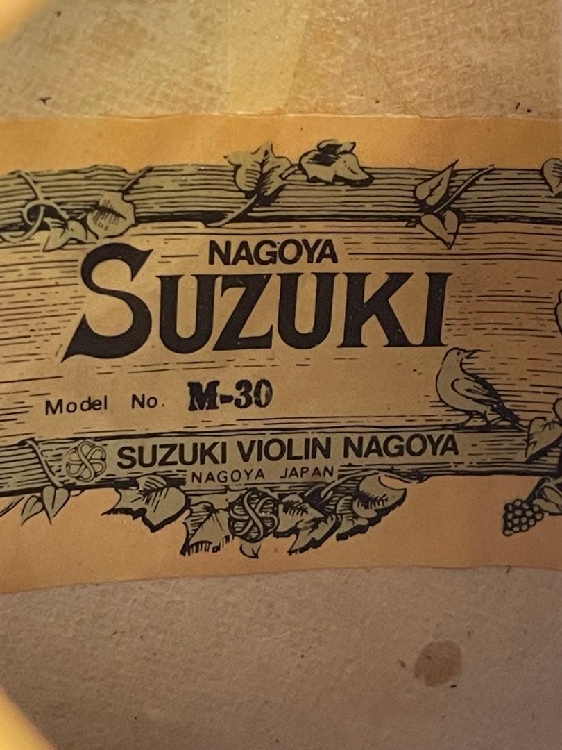 美品　SUZUKI M-30 スズキ マンドリン ケース付き