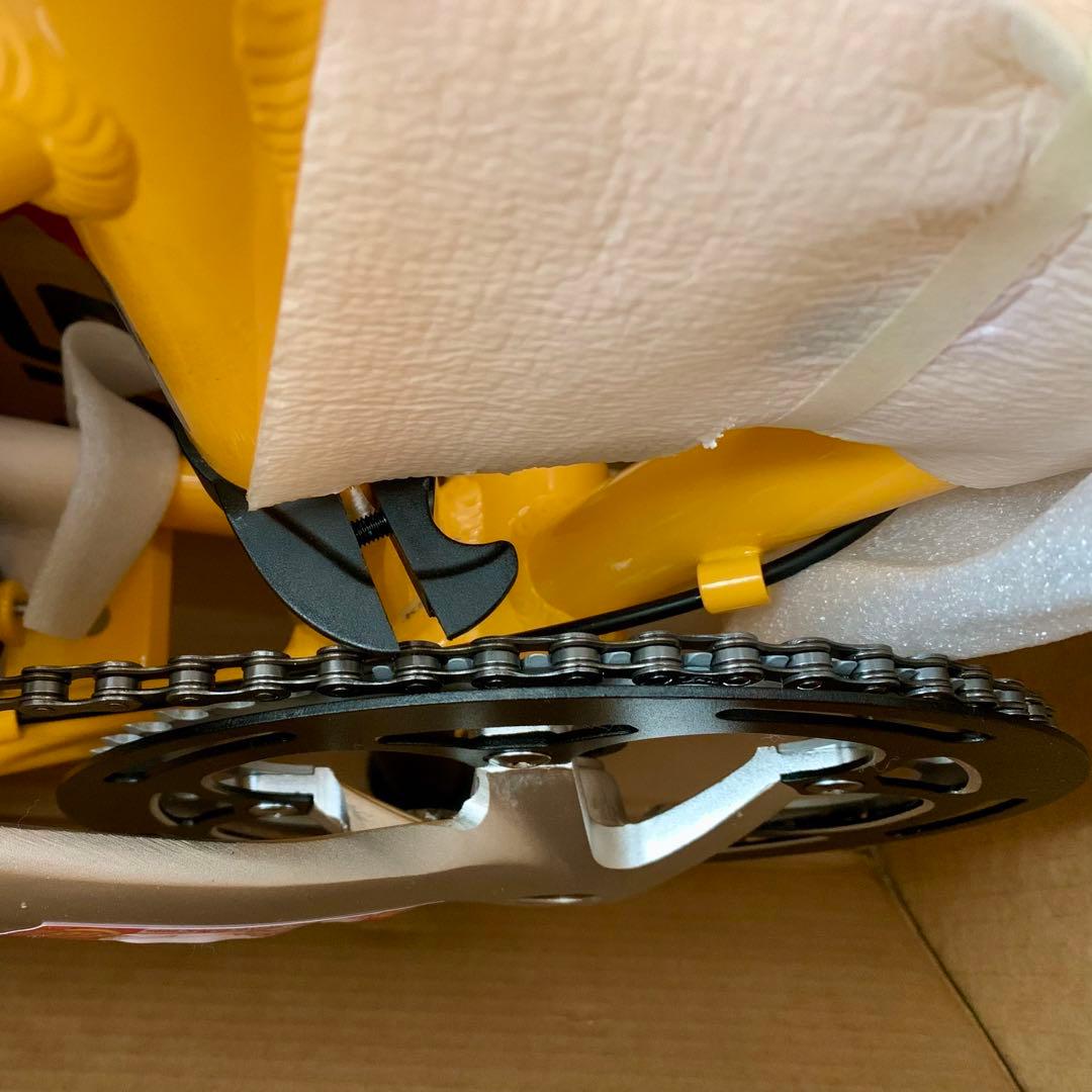 新品・未使用　RENAULT ルノー　カングーリミテ仕様自転車　イエロー　非売品