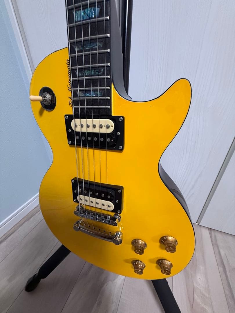 ギター TAK Matsumoto Les Paul Canary Yellow