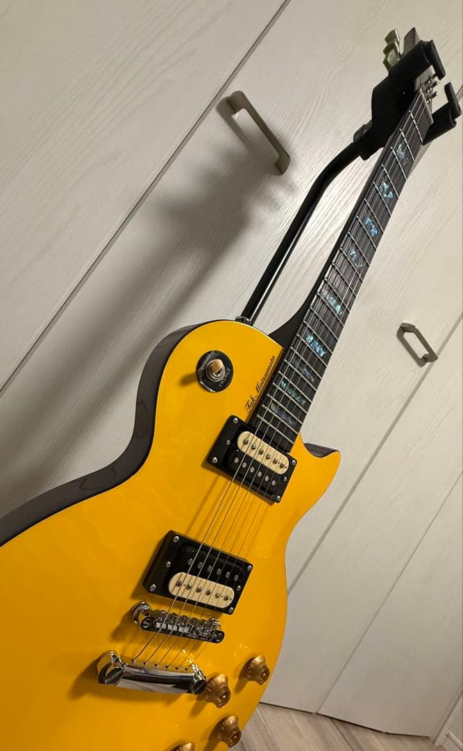 ギター TAK Matsumoto Les Paul Canary Yellow