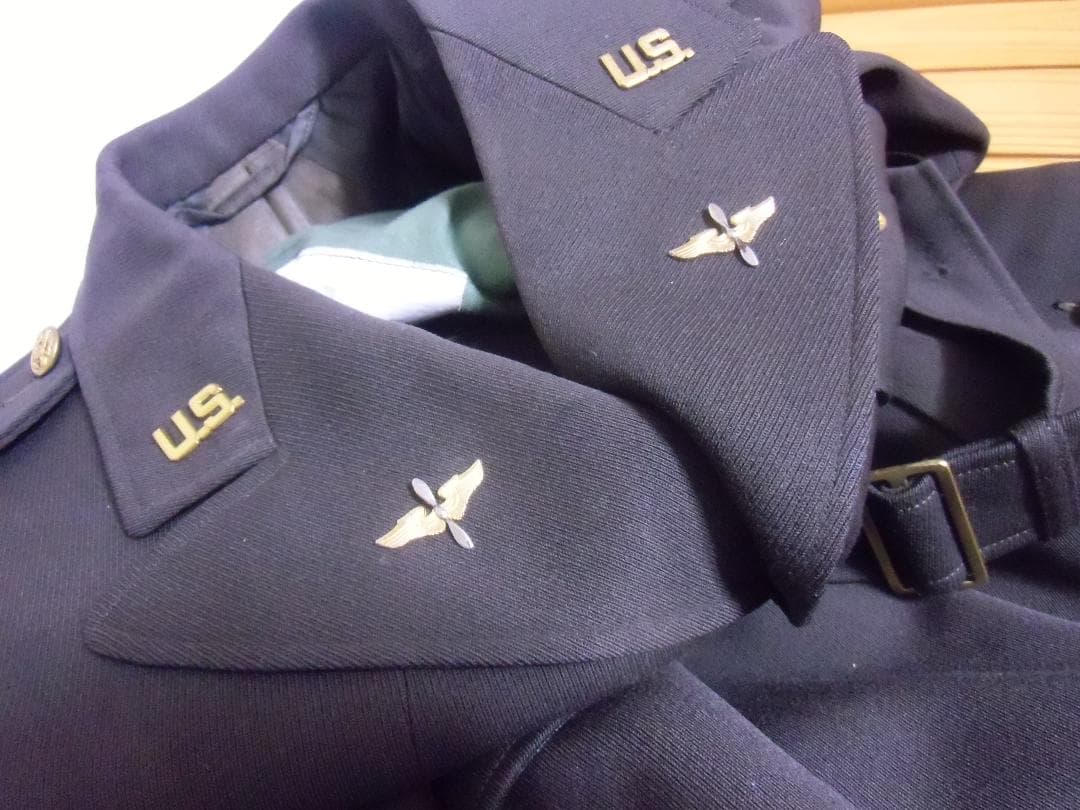 ★１９４０年代＊アメリカ軍＊陸軍航空隊＊将校用＊オーダーメイド制服（実物）
