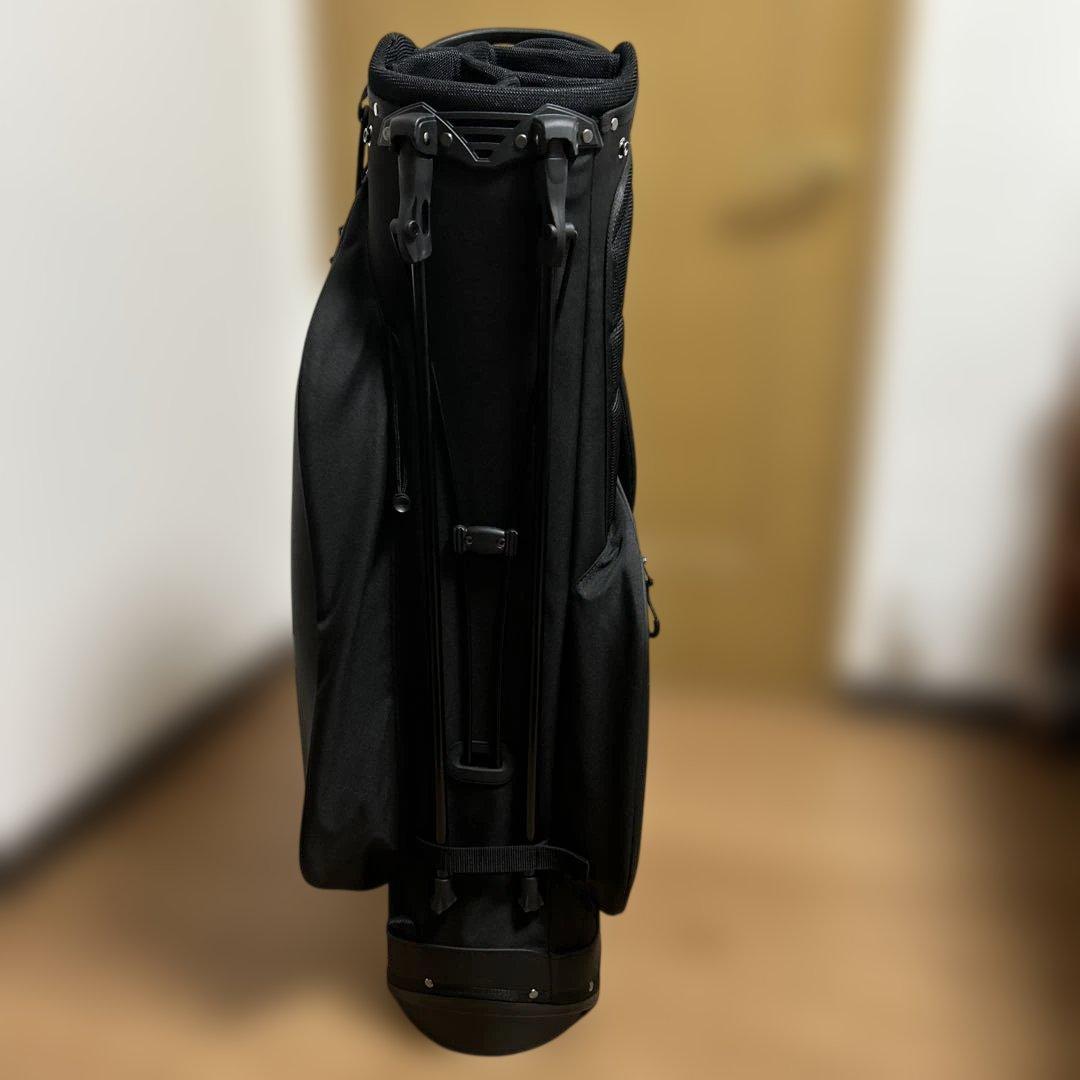 I*u様 TIGORA GOLF キャディバッグ スタンドタイプ　ブラック【美品