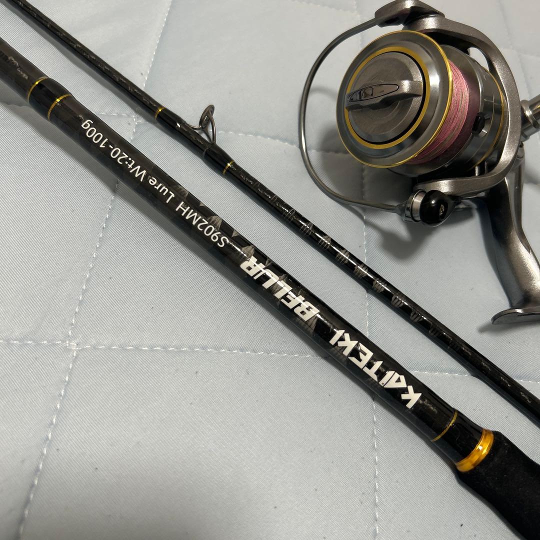7月21日まで出品 ショアジギングロッド スピニングリールセット