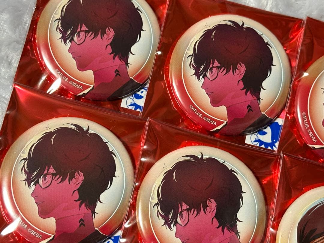 ペルソナ 30周年 30th 京王 コラボ 缶バッジ ペルソナ5