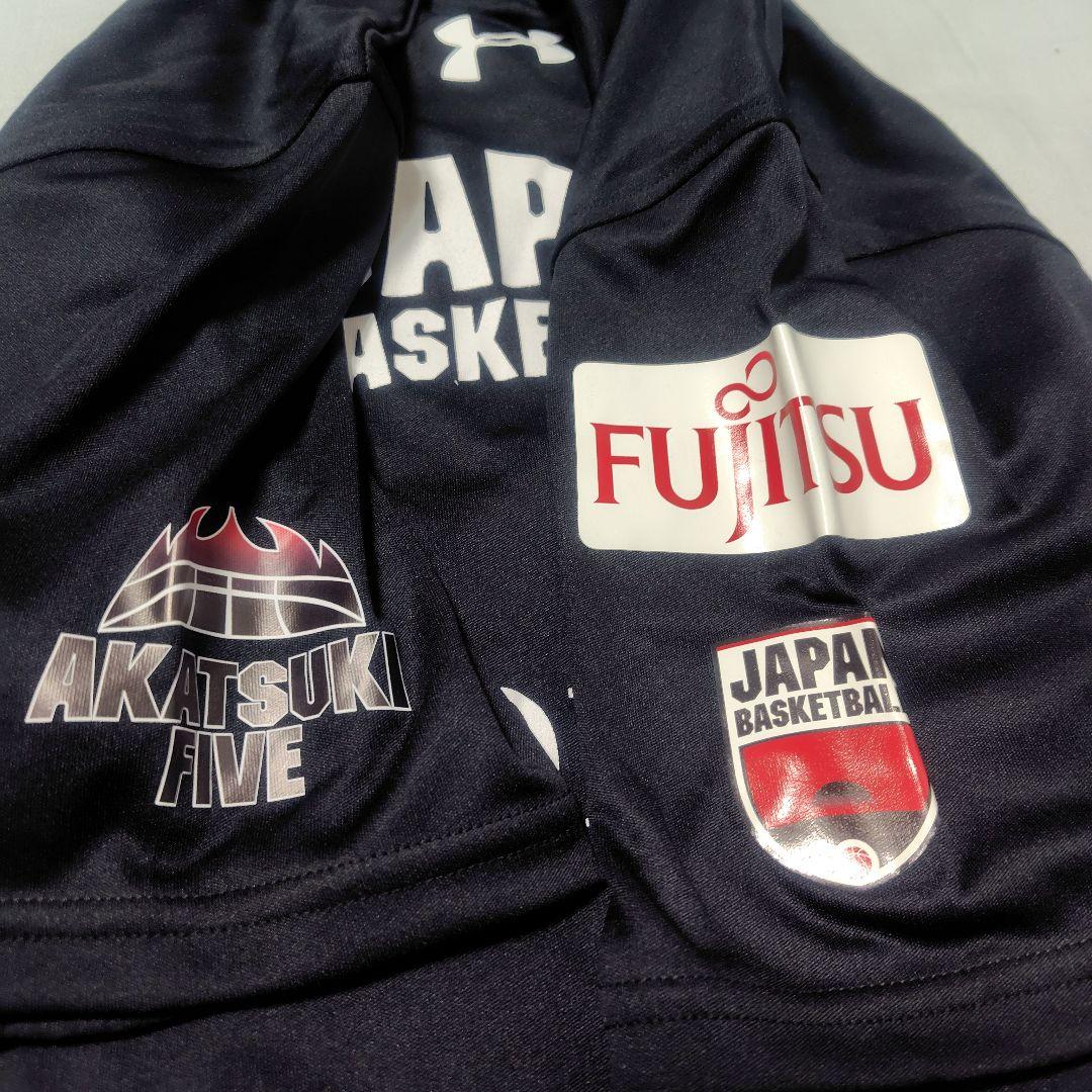 アンダーアーマー　バスケットボール日本代表　Tシャツ　スポンサーマーキング