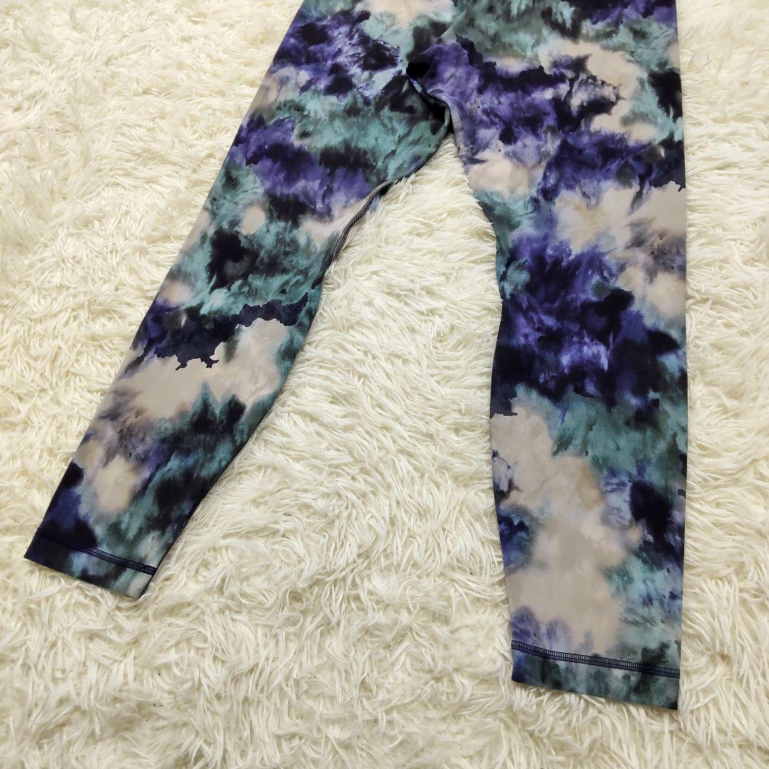 【美品】ルルレモン ハイライズパンツ アジアフィット マルチカラー XL