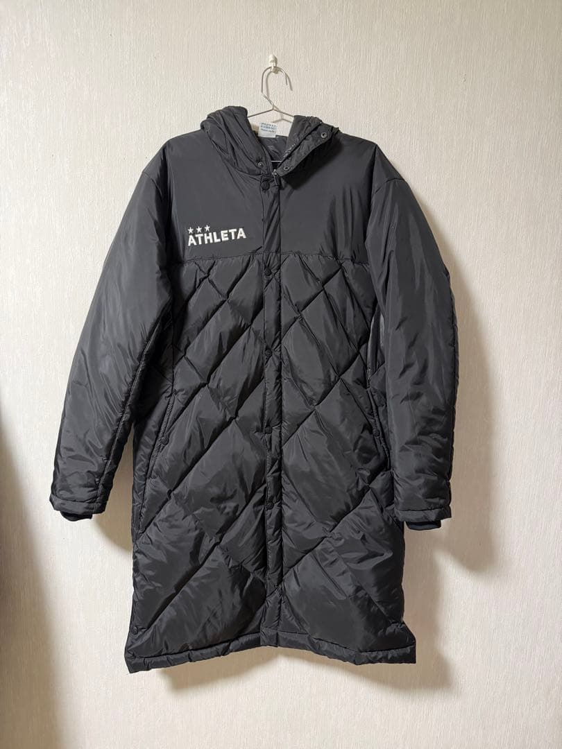 アスレタ ATHLETA ベンチコート ブラック