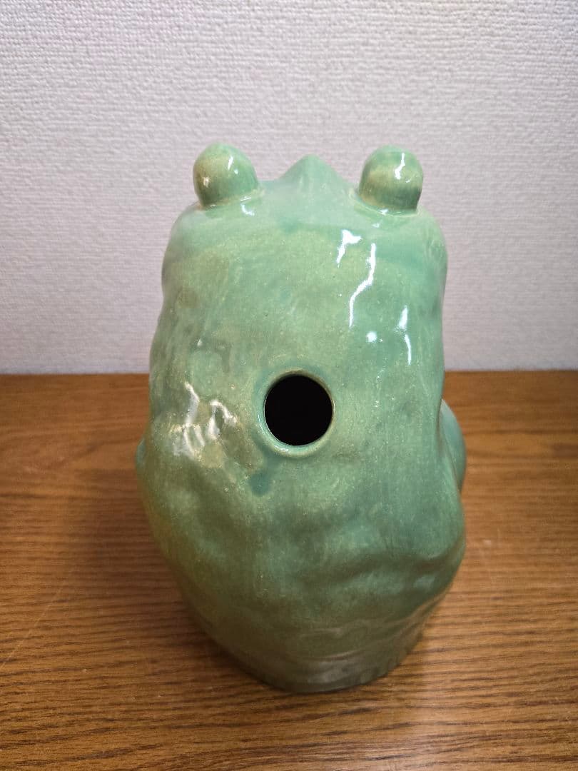 陶器　 ユニークなカエルの置物　最終値下げ