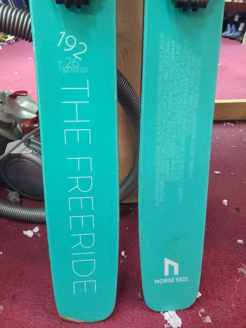 スキー 192cm NORSE FREERIDE +L SALOMON Guardian