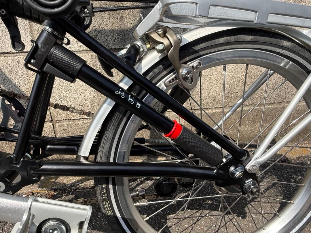 【大人カスタム】BROMPTON M6R BLACK 極美品　デッドストック