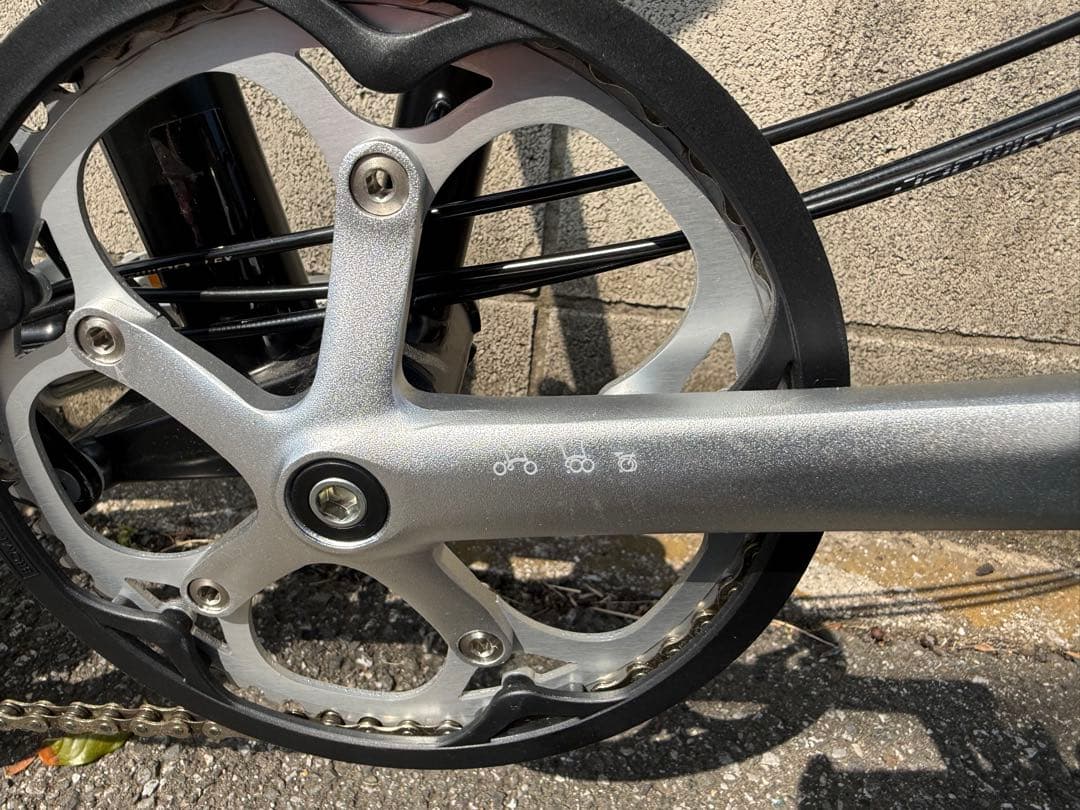 【大人カスタム】BROMPTON M6R BLACK 極美品　デッドストック