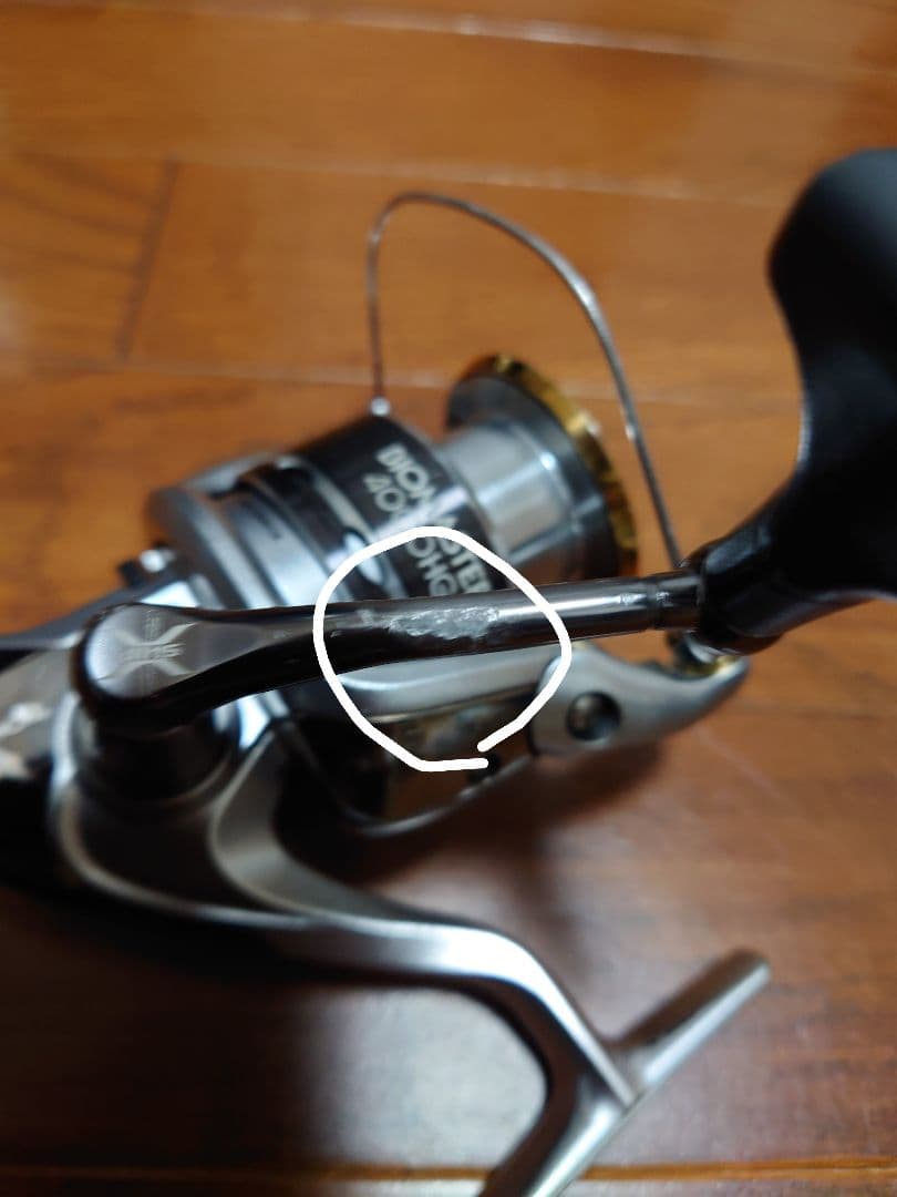 11 BIOMASTER 4000HG スピニングリール。動作問題なし。