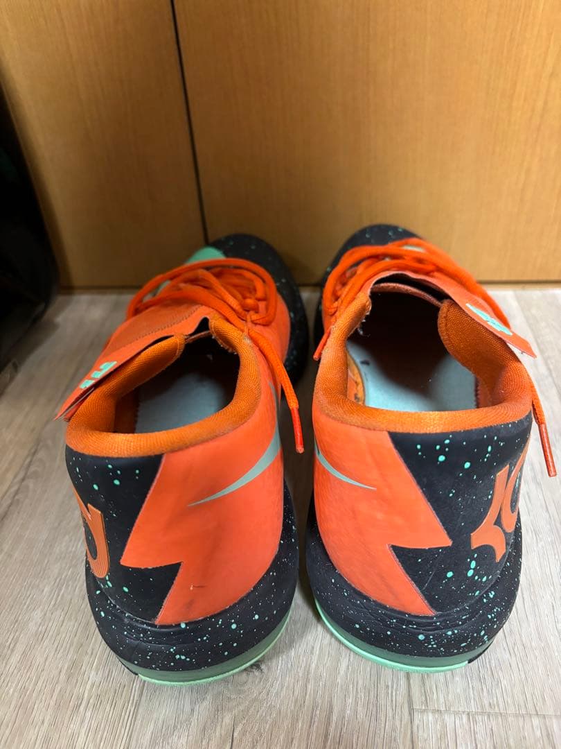 NIKE KDバスケットボールシューズ オレンジ ブラック ミント バッグ付
