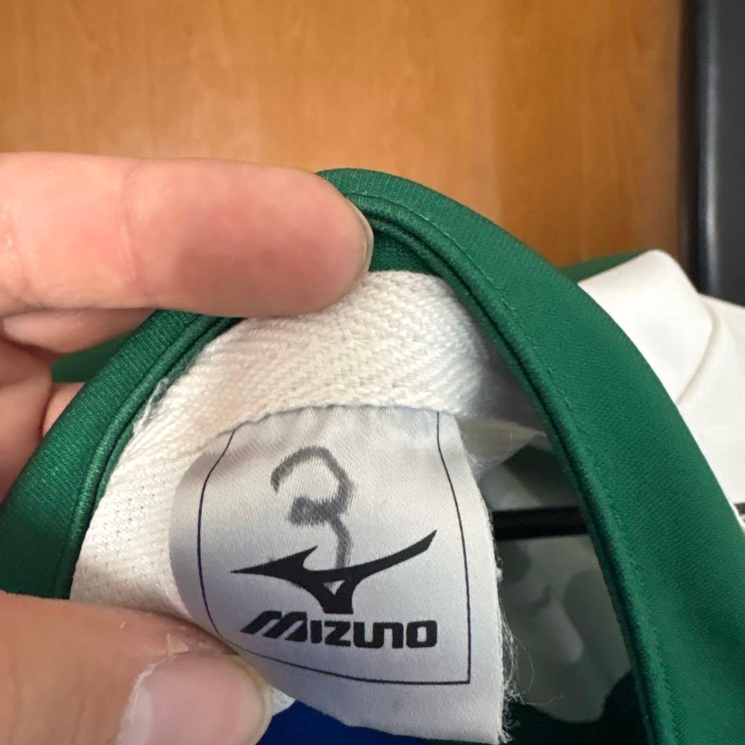 プロ着用　美品　Mizuno ユニフォーム　緑/白 8番 NEC